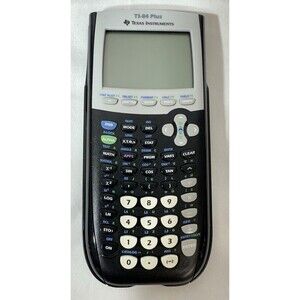 TI-84 Plus Graphing Calculator Texas Instruments w/ Cover Tested Works
